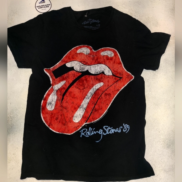 the Rolling Stones Other - 𝅺The Rolling Stones 89 Men's  Black T-shirt Size Medium